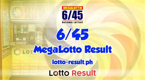 6/45 lotto result history|lotto 6 42 result today.